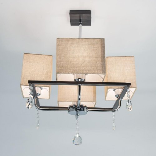 Люстра потолочная четырехрожковая Citilux 40Вт Е27 220В Венге+Хром картинка 